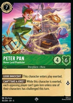 Peter Pan - Spaßvogel von Nimmerland 6AZS-85 Super Rare Near Mint Englisch