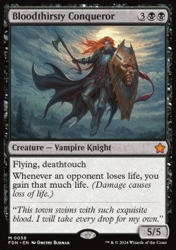 Bloodthirsty Conqueror FDN-58 Mythic Near Mint Englisch