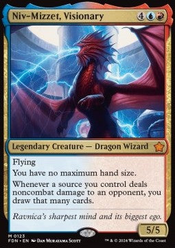 Niv-Mizzet, Visionary FDN-123 Mythic Near Mint Englisch
