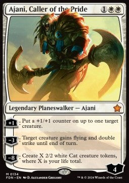 Ajani der Rudelrufer FDN-134 Mythic Near Mint Englisch