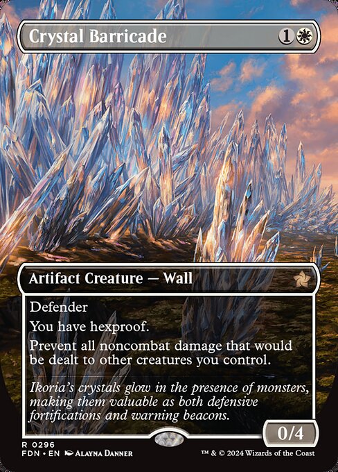 Crystal Barricade XFDN-296 Rare Near Mint Englisch