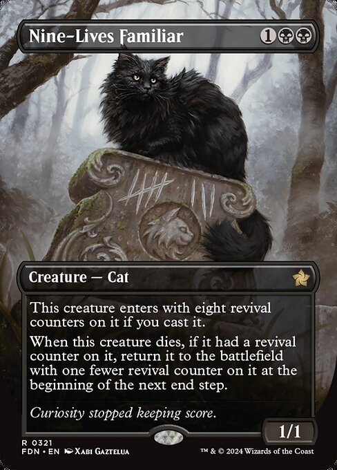 Nine-Lives Familiar XFDN-321 Rare Near Mint Englisch