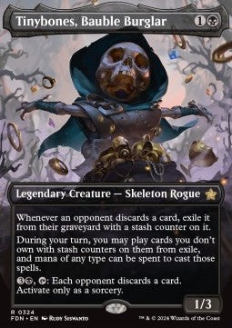 Tinybones, Bauble Burglar XFDN-324 Rare Near Mint Englisch Foil