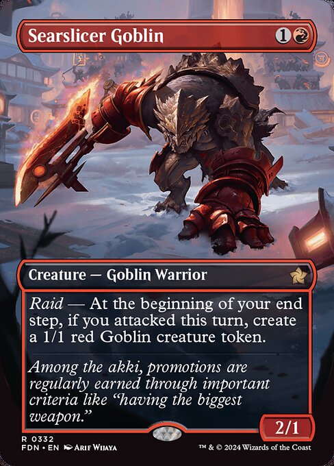 Searslicer Goblin (V.1) XFDN-332 Rare Near Mint Englisch