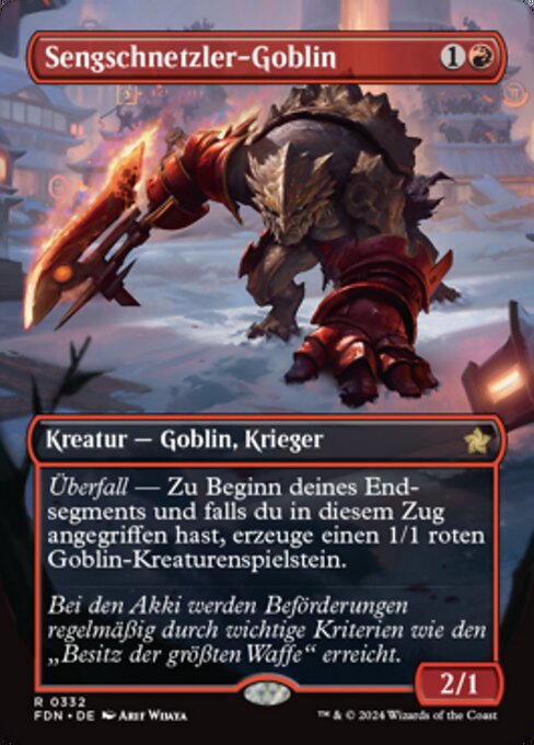 Sengschnetzler-Goblin (V.1) XFDN-332 Rare Near Mint Deutsch