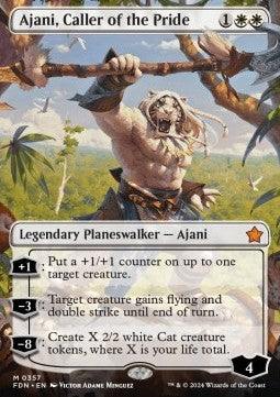 Ajani der Rudelrufer (V.1) XFDN-357 Mythic Near Mint Deutsch