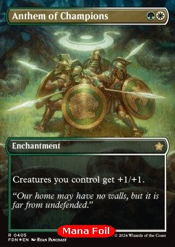 Anthem of Champions XFDN-405 Rare Near Mint Englisch Foil