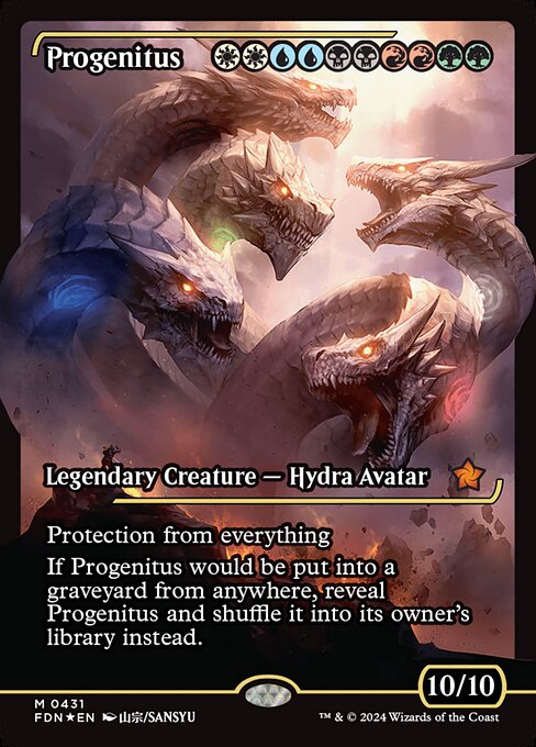 Progenitus XFDN-431 Mythic Played Englisch Foil