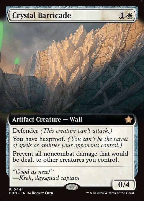 Crystal Barricade XFDN-444 Rare Near Mint Englisch