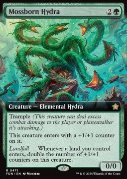 Mossborn Hydra (V.3) XFDN-471 Rare Excellent Englisch Foil