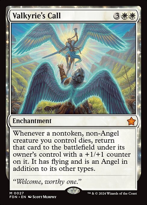 Ruf der Walküre FDN-27 Mythic Near Mint Englisch Foil