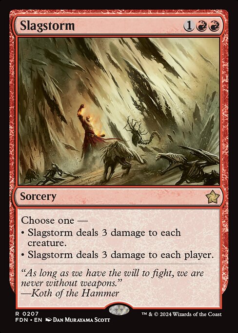 Slagstorm FDN-207 Rare Near Mint Englisch