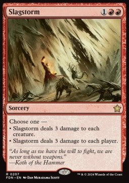 Slagstorm FDN-207 Rare Near Mint Englisch Foil