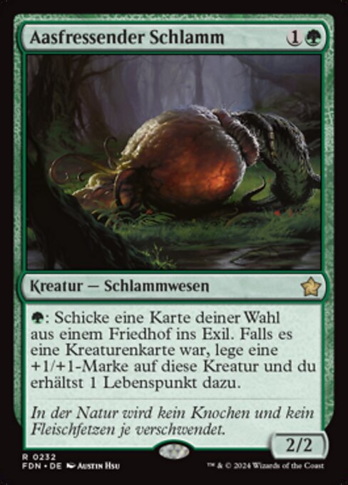 Aasfressender Schlamm FDN-232 Rare Excellent Deutsch Foil