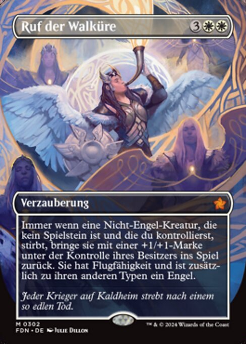 Ruf der Walküre (V.1) XFDN-302 Mythic Near Mint Deutsch