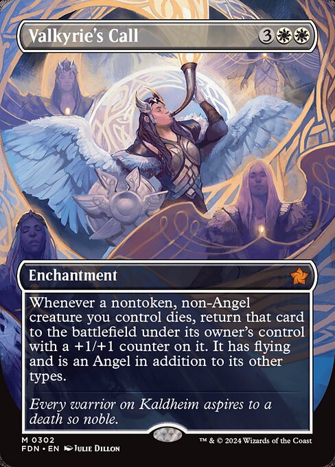 Valkyrie's Call XFDN-302 Mythic Near Mint Englisch Foil