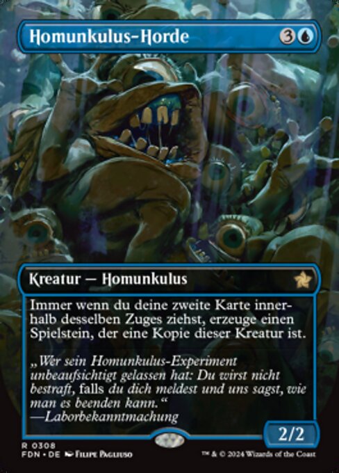 Homunkulus-Horde (V.1) XFDN-308 Rare Near Mint Deutsch