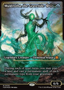 Muldrotha, the Gravetide XFDN-430 Mythic Near Mint Japanisch Foil