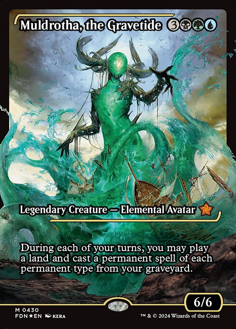Muldrotha, the Gravetide XFDN-430 Mythic Near Mint Japanisch Foil