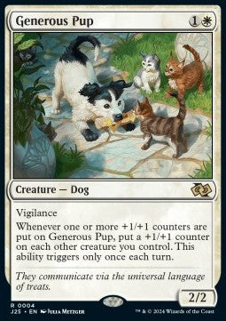 Generous Pup J25-4 Rare Near Mint Englisch