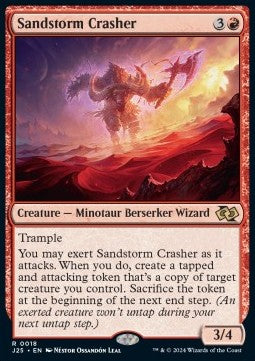 Sandstorm Crasher J25-18 Rare Near Mint Englisch