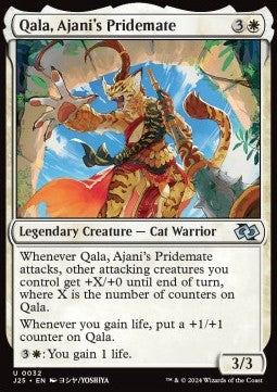 Qala, Ajani's Pridemate J25-32 Uncommon Near Mint Englisch