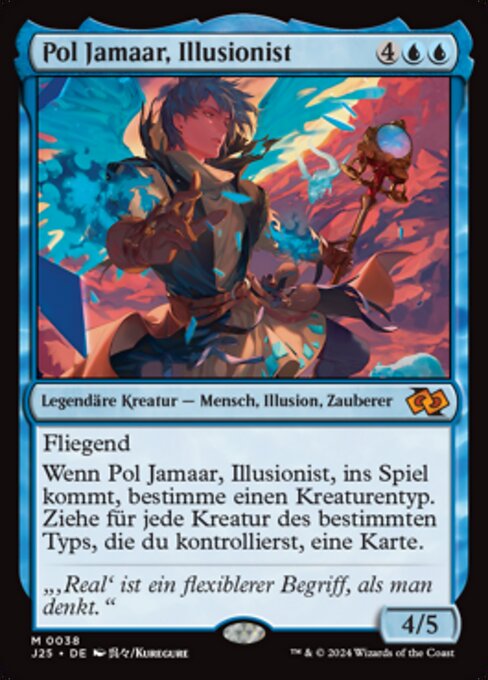 Pol Jamaar, Illusionist J25-38 Mythic Near Mint Deutsch