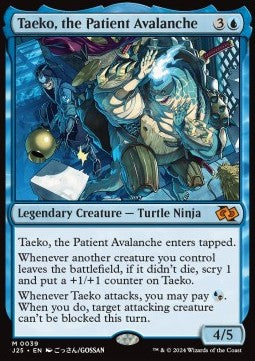 Taeko, geduldige Lawine J25-39 Mythic Near Mint Deutsch