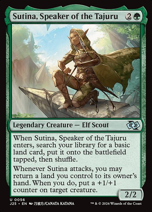 Sutina, Speaker of the Tajuru J25-56 Uncommon Near Mint Englisch