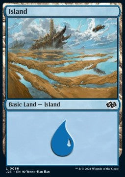 Island (V.3) J25-86 Land Excellent Englisch