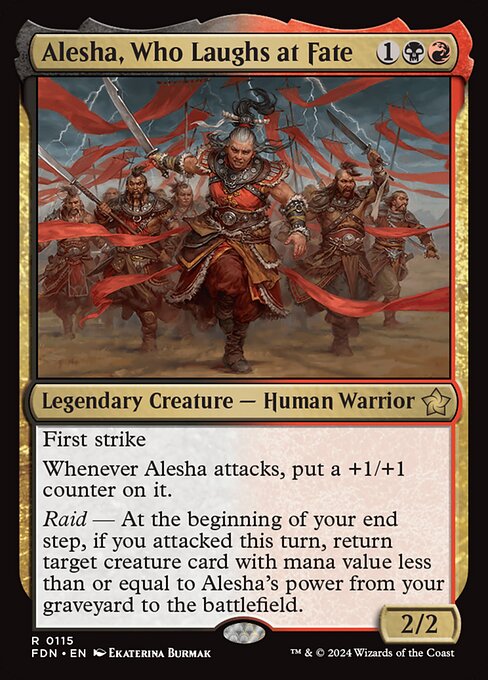 Alesha, Who Laughs at Fate FDN-115 Rare Near Mint Englisch