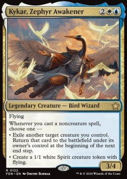 Kykar, Zephyr Awakener FDN-122 Rare Near Mint Englisch Foil
