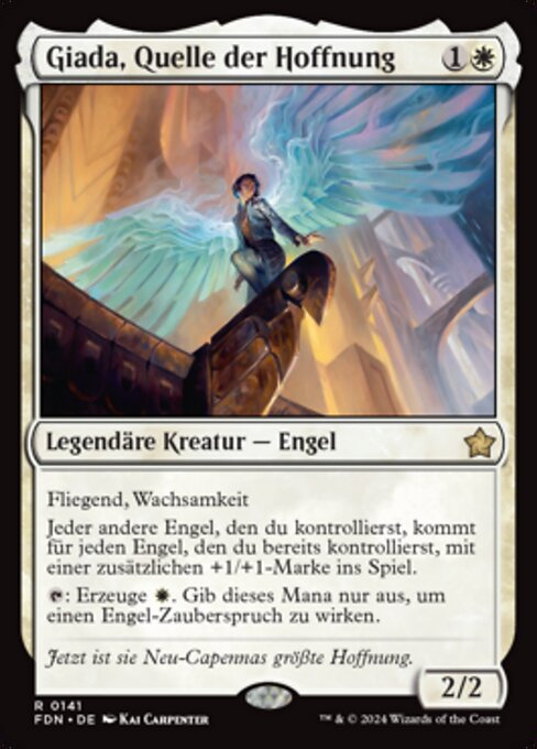 Giada, Quelle der Hoffnung FDN-141 Rare Played Deutsch Foil