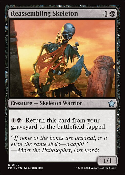 Reassembling Skeleton FDN-182 Uncommon Near Mint Englisch