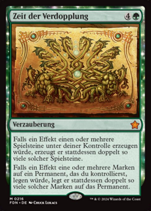 Zeit der Verdopplung FDN-216 Mythic Near Mint Deutsch Foil