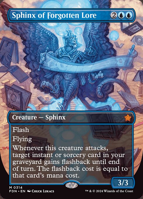 Sphinx of Forgotten Lore XFDN-314 Mythic Near Mint Englisch