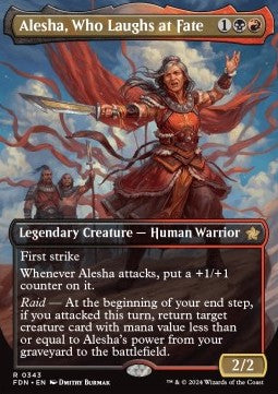 Alesha, Who Laughs at Fate XFDN-343 Rare Near Mint Englisch Foil