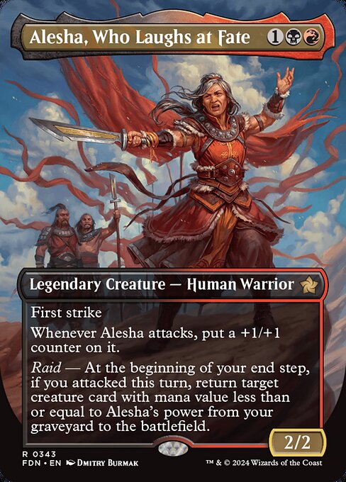 Alesha, Who Laughs at Fate XFDN-343 Rare Near Mint Englisch Foil