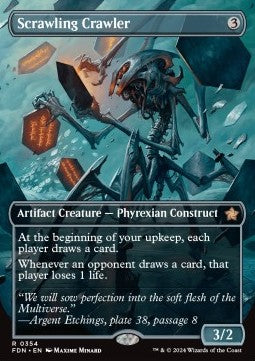 Scrawling Crawler XFDN-354 Rare Near Mint Englisch Foil
