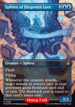 Sphinx of Forgotten Lore XFDN-380 Mythic Near Mint Englisch Foil
