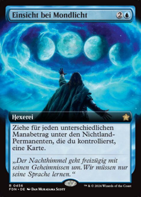 Einsicht bei Mondlicht (V.3) XFDN-456 Rare Near Mint Deutsch