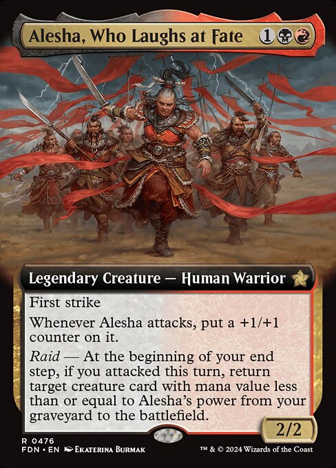 Alesha, Who Laughs at Fate XFDN-476 Rare Near Mint Englisch