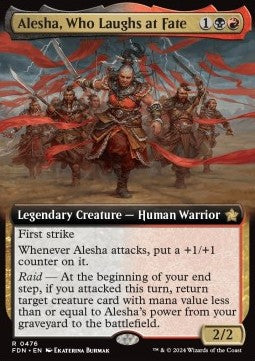 Alesha, Who Laughs at Fate XFDN-476 Rare Near Mint Englisch Foil