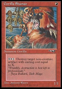 Gorilla Shaman ALL- Common Excellent Englisch