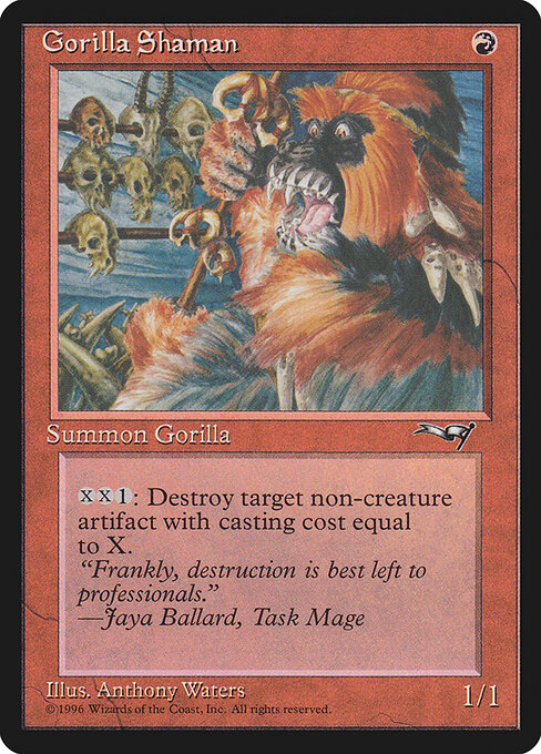Gorilla Shaman ALL- Common Excellent Englisch