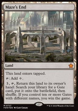 Maze's End SFDN-727 Mythic Near Mint Englisch Foil