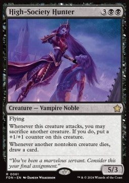 High-Society Hunter FDN-61 Rare Near Mint Englisch Foil