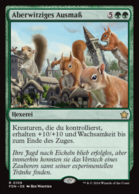 Aberwitziges Ausmaß FDN-109 Rare Excellent Deutsch