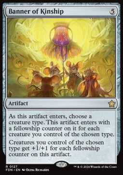 Banner of Kinship FDN-127 Rare Near Mint Englisch Foil