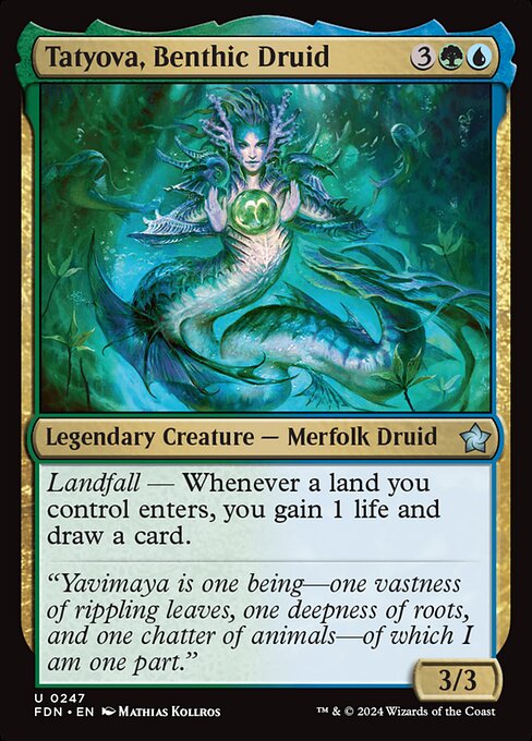 Tatyova, Benthic Druid FDN-247 Uncommon Near Mint Englisch